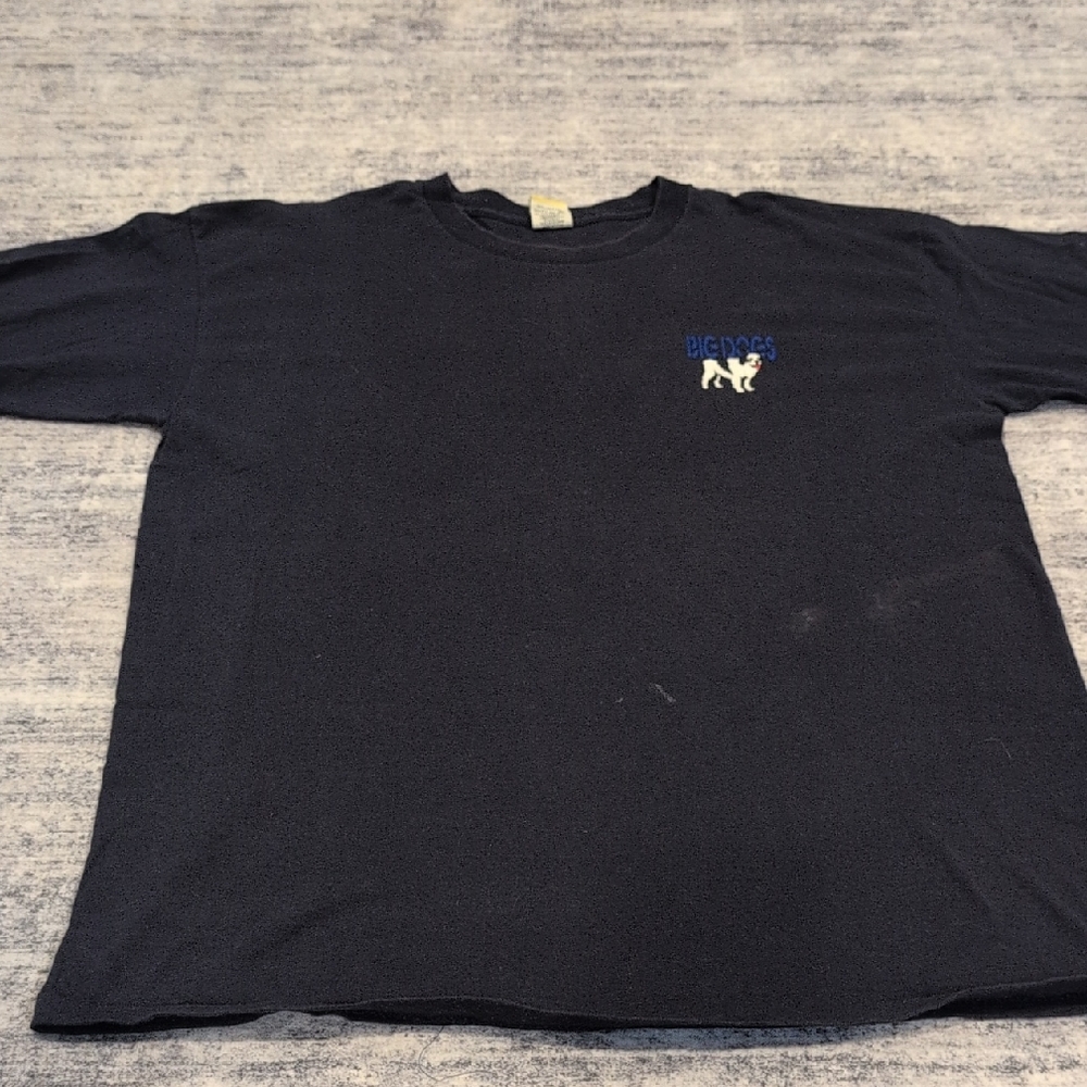 Big Dogs Navy Blue T-Shirt with Logo
